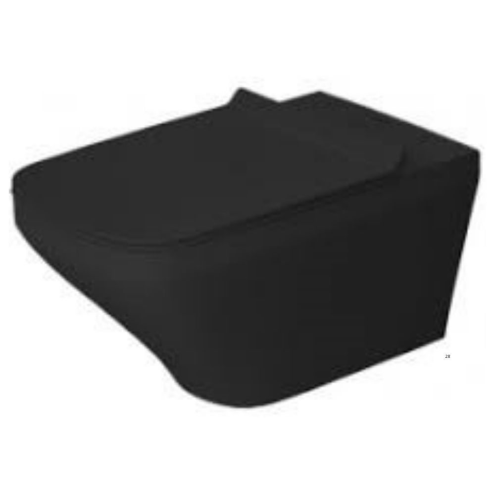 Vihaan Goyal Gallery - Duravit Durastyle Black Ceramic Wall-Hung Toilet